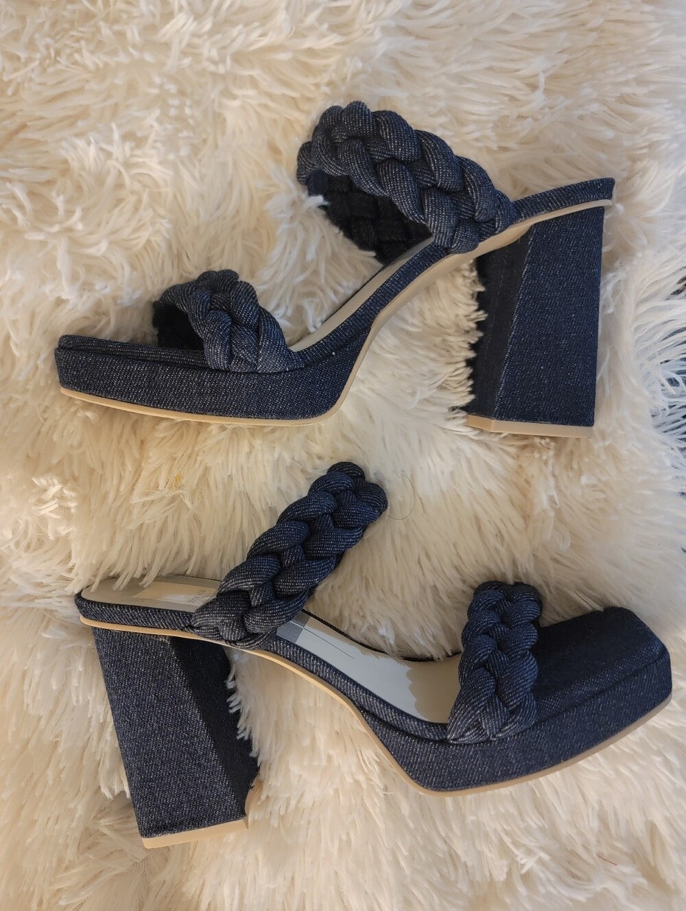🆕️👡DOLCE VITA ashby heels in Indigo Denim, Sz 8-1/2 - Picture 7 of 8